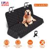 maDog Car Seat Cover Waterproof Scratchproof Pet Car Rear Protector Mat Pet Back Seat Cover with Dog Seat Belt for Car Truck SUV