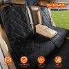 maDog Car Seat Cover Waterproof Scratchproof Pet Car Rear Protector Mat Pet Back Seat Cover with Dog Seat Belt for Car Truck SUV