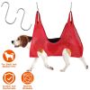 Cat Dog Hammock Helper Pet Grooming Hammock Harness Restraint Bag Helper Breathable for Nail Trimming Clipping