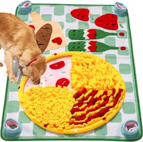 MEWOOFUN Washable Snuffle Mat For Dogs - Slow Feeder Puzzle Mat For Large & Small Dogs, Mental Stimulation Toy For Boredom Relief & Scent Trainin (Option: WP097)