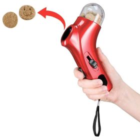 Cat and dog snack feeder (Color: Red)